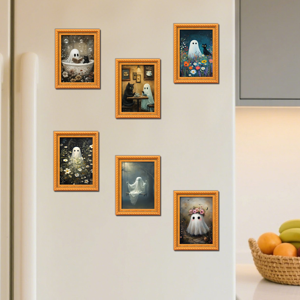 Engraved Wood Frame - Креативный 3d магнит на холодильник на