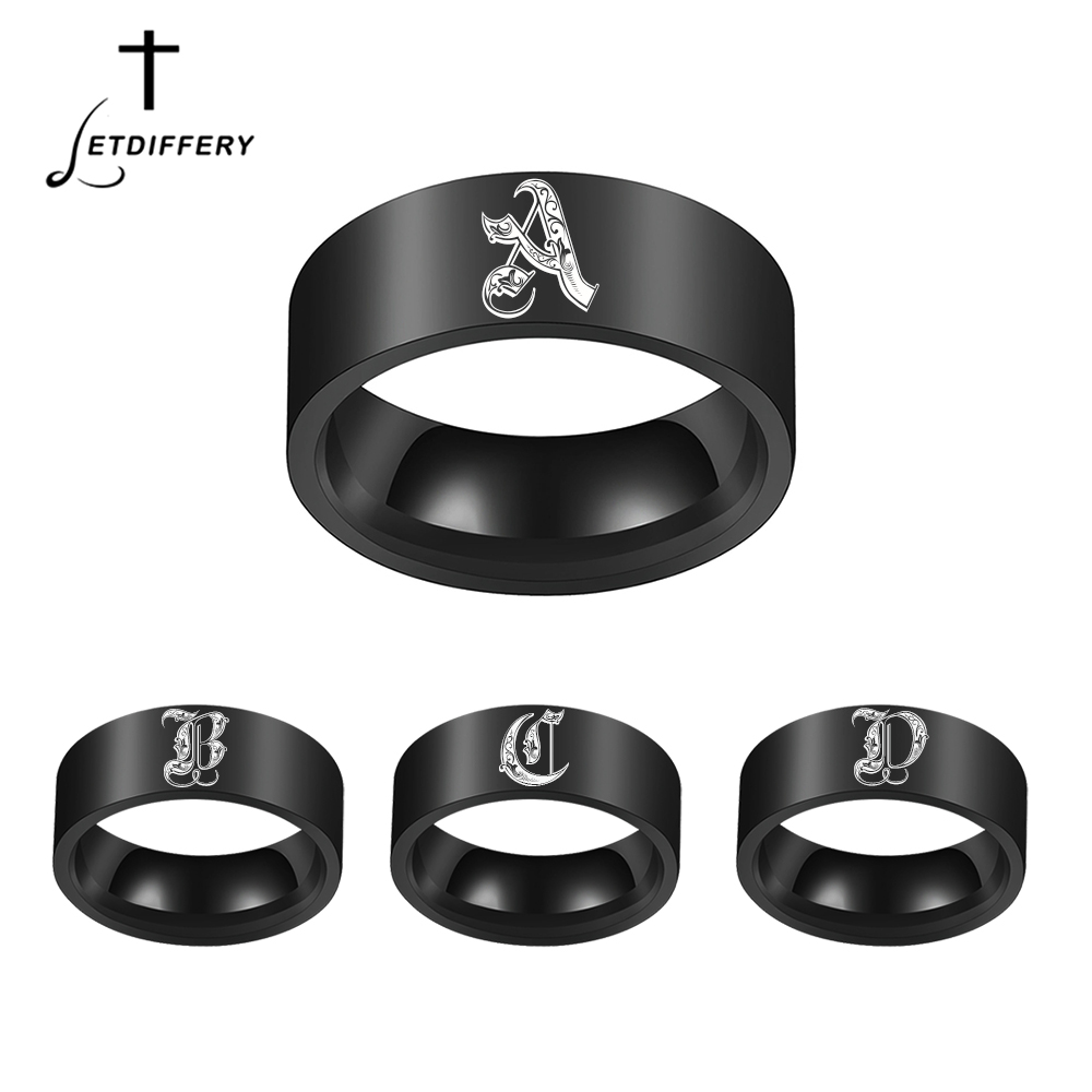 Initial Ring Custom - Letdiffery индивидуальные выгравированные инициалы от А