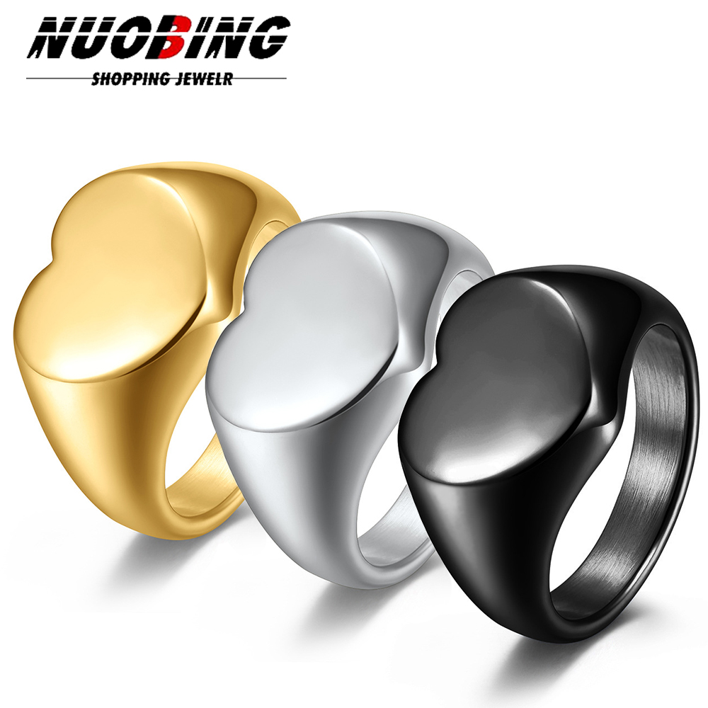 Initial Ring Custom - Женское кольцо-печатка по индивидуальному заказу, милые