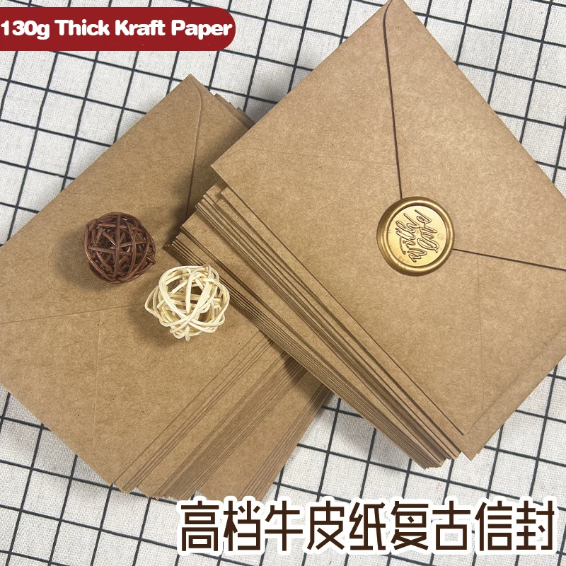 Wax Seal Letter Kit - 50 шт. коричневых бумажных конвертов из
