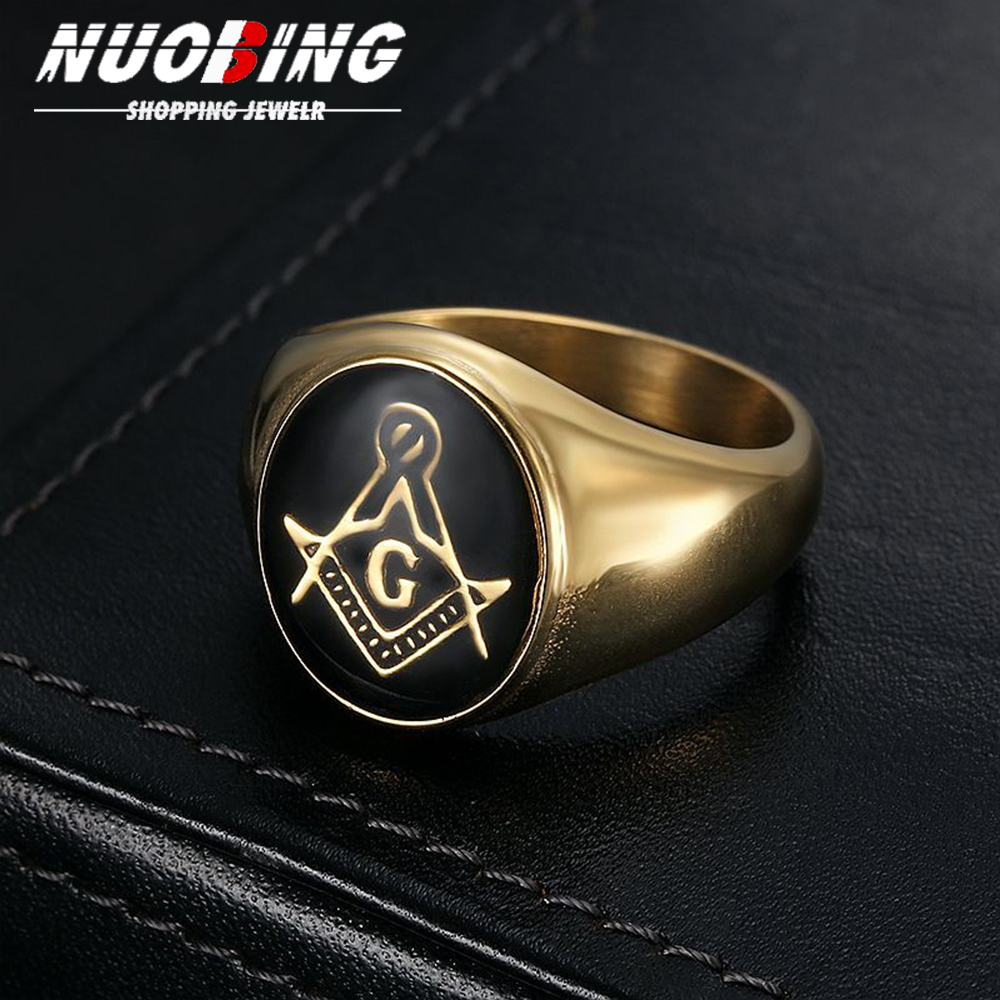 Мужское винтажное масонское ко – обзор и цена Initial Ring Custom