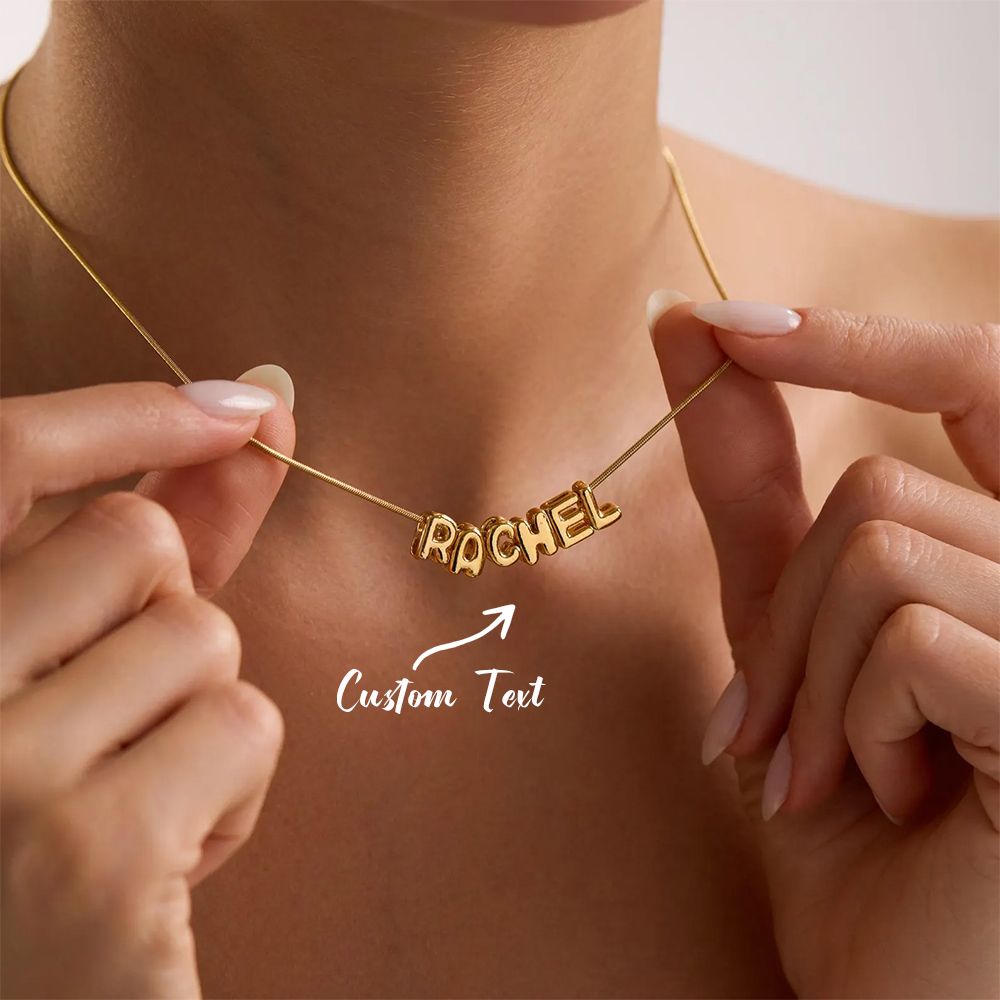 Индивидуальное колье с инициал – обзор и цена Name Necklace Custom