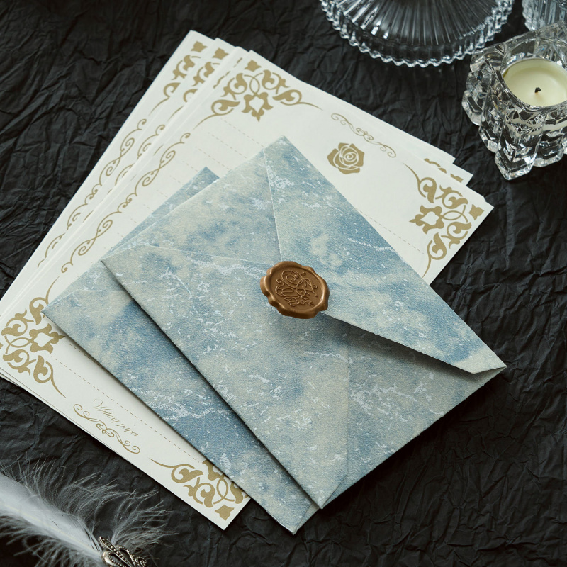 5 шт., конверт с позолоченными – обзор и цена Wax Seal Letter Kit