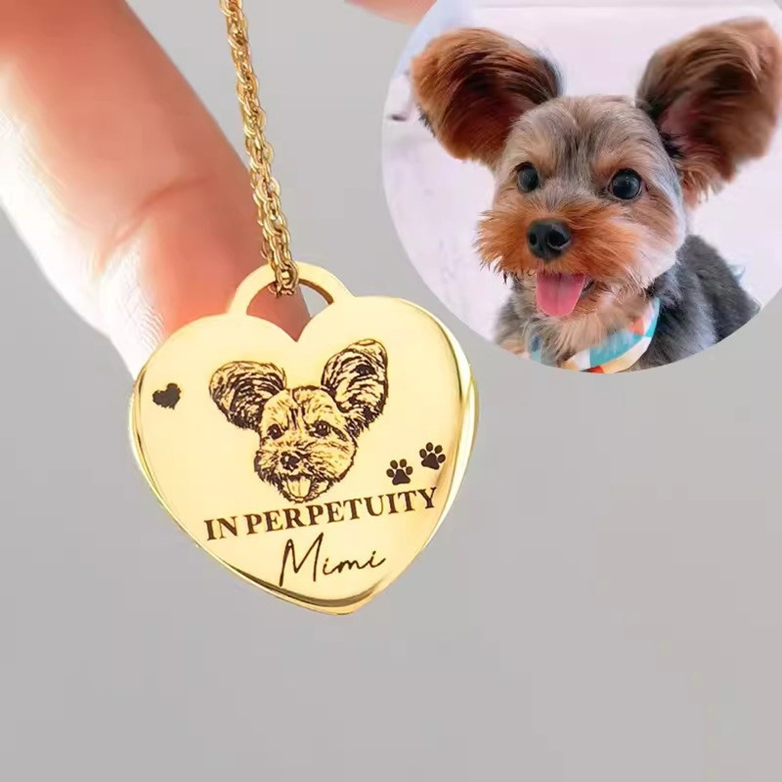 Персонализированное ожерелье-с – обзор и цена Pet Portrait Custom