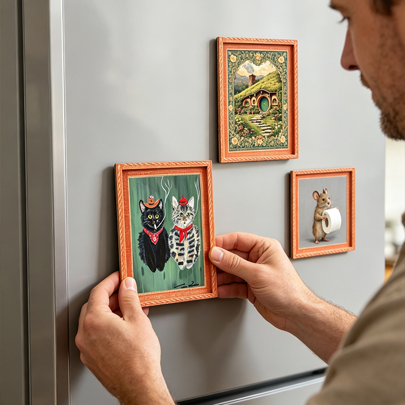 Деревянная магнитная фоторамка – обзор и цена Engraved Wood Frame