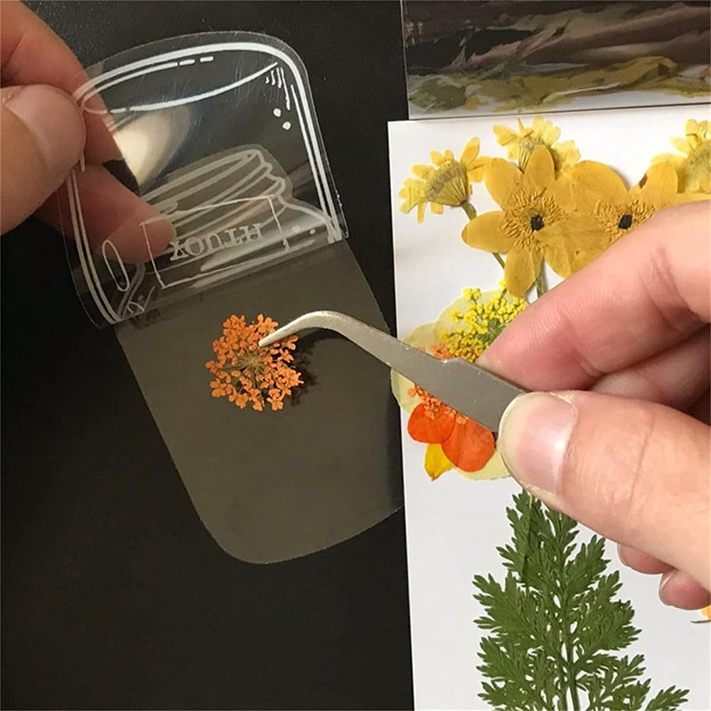30 шт., прозрачные закладки дл – обзор и цена Dried Flower Bookmark
