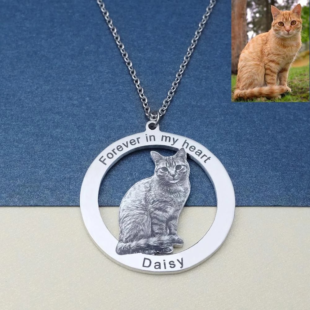 Персонализированное ожерелье с – обзор и цена Pet Portrait Custom