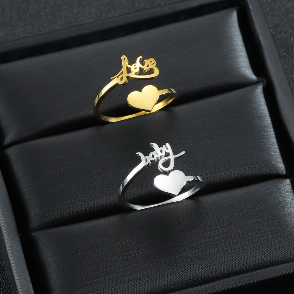 Персонализированные именные ко – обзор и цена Initial Ring Custom