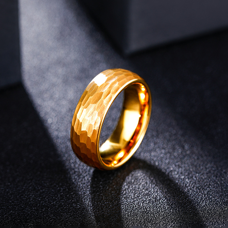 Кованые многогранные титановые – обзор и цена Initial Ring Custom