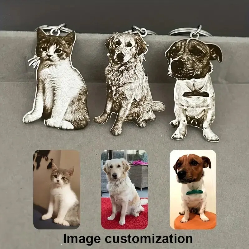 Персонализированный брелок для – обзор и цена Pet Portrait Custom