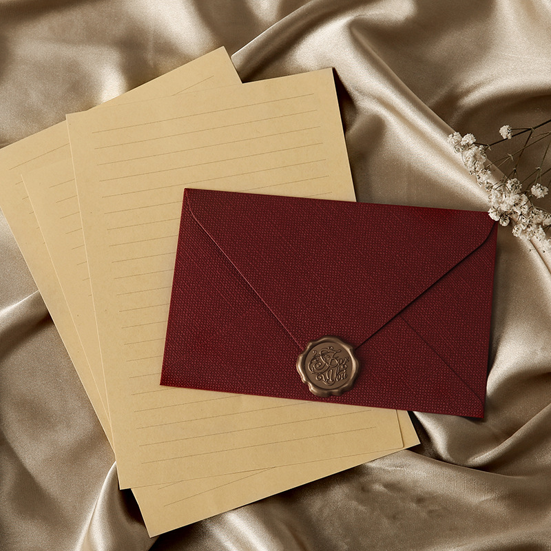Набор из 10 льняных коричневых – обзор и цена Wax Seal Letter Kit
