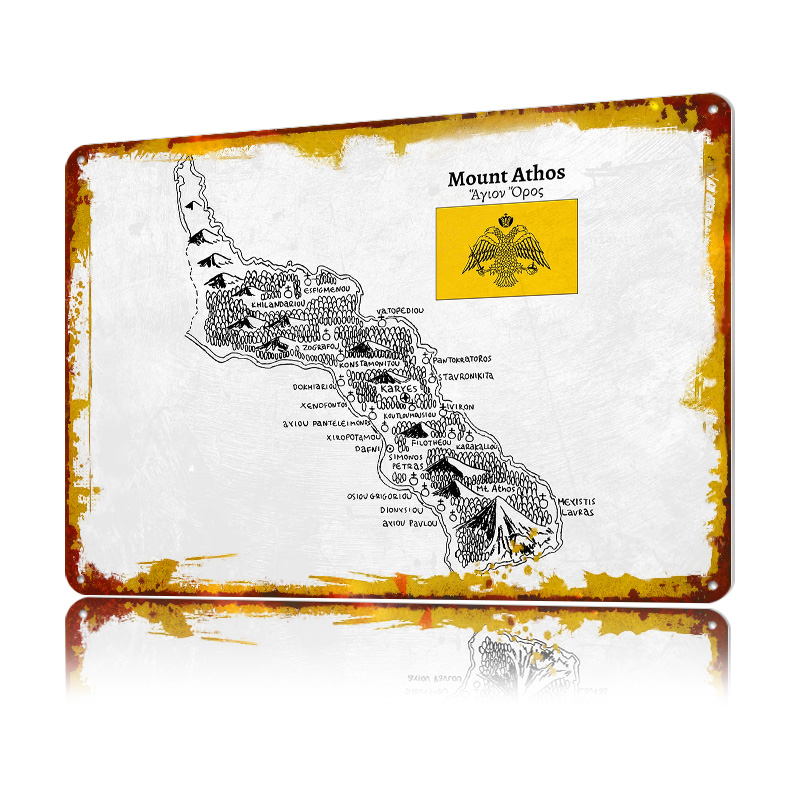 Постер с нарисованной вручную  – обзор и цена Custom Map Poster