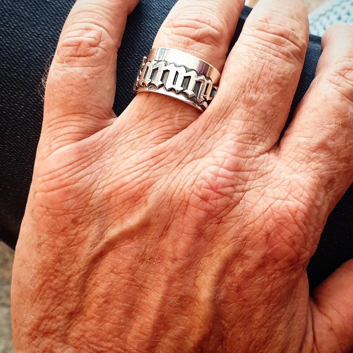 Мужские готические кольца 12 м – обзор и цена Initial Ring Custom