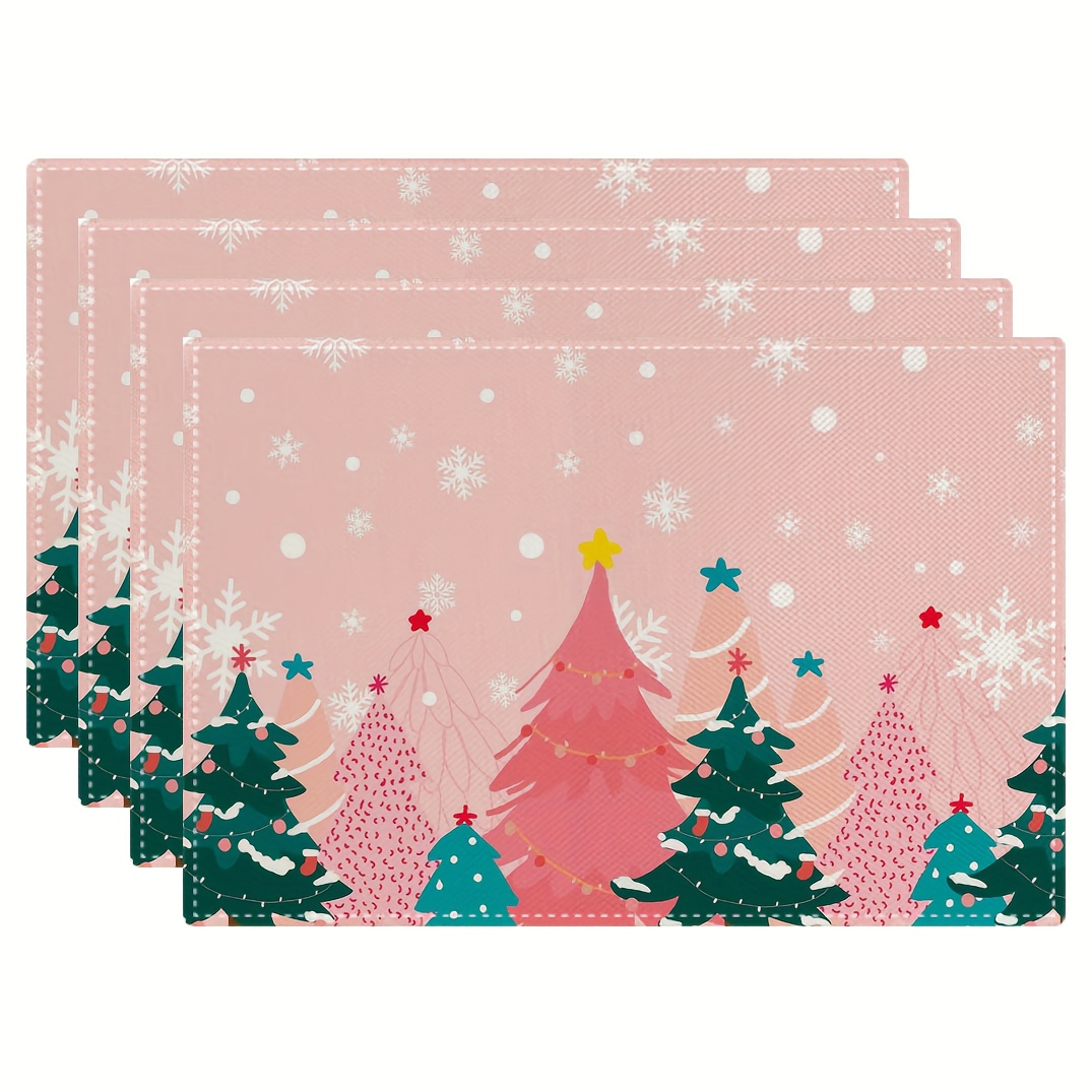 Розовые салфетки с принтом рож – обзор и цена Family Tree Print
