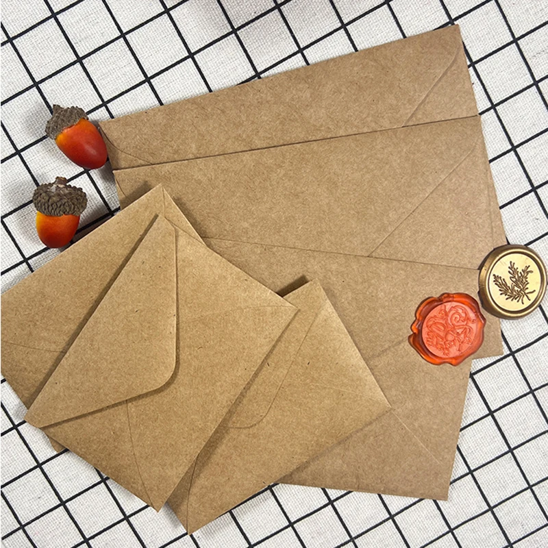 50 шт. коричневых бумажных кон – обзор и цена Wax Seal Letter Kit